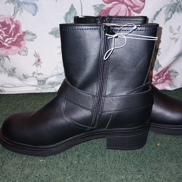 NEW Universal Thread™ Women's Connor Harness Buckle Ankle Boots 10W - Picture 6 of 7